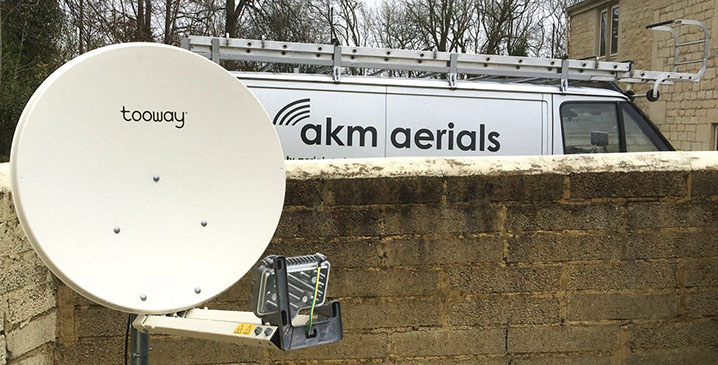 satellite broadband Kemble