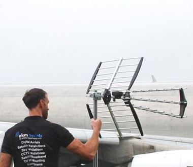 aerial repair Kemble