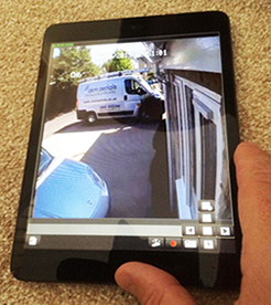 cctv on smartphone Kemble